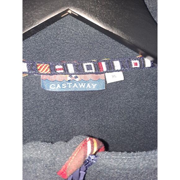 Castaway Tidal‎ Fleece Nantucket Navy with Royal Stewart Trim Size XL - Picture 5 of 9